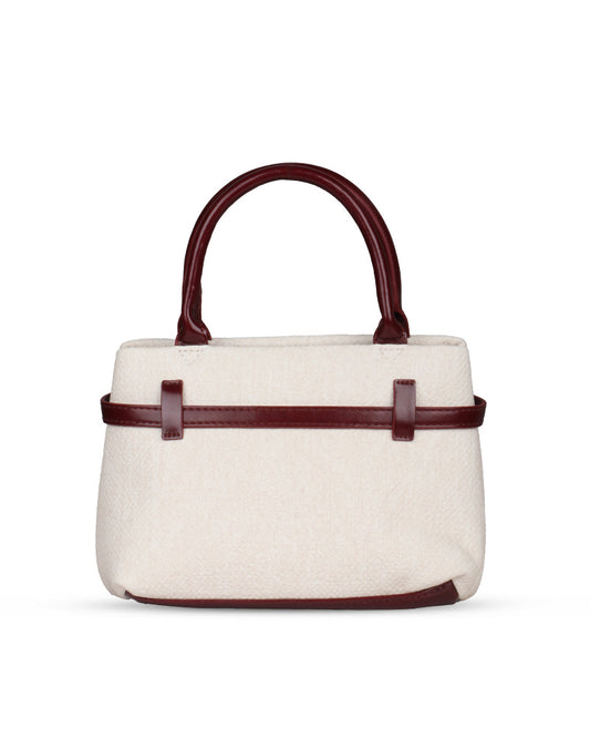 Burgundy Contrast Carryall