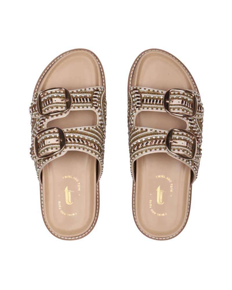 Leher Luxe Slides