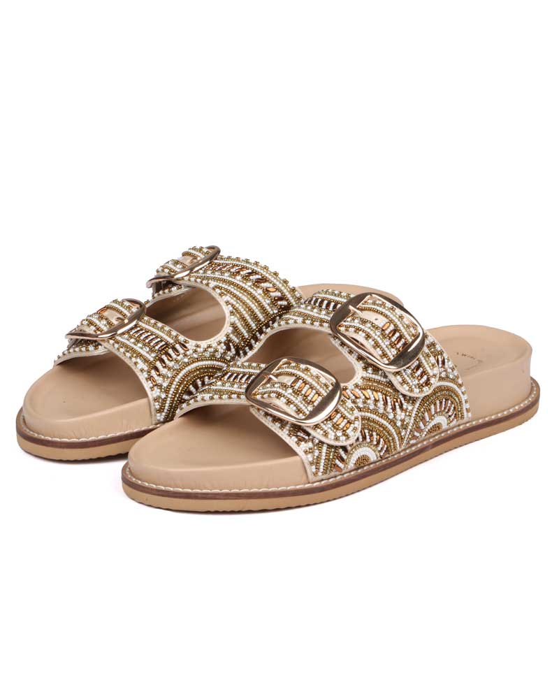 Leher Luxe Slides