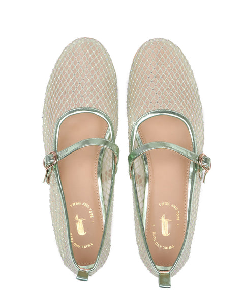 Diamond Flats Ballerinas