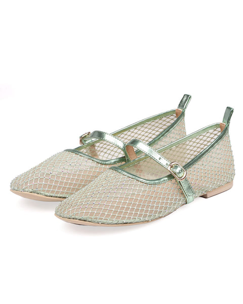 Diamond Flats Ballerinas