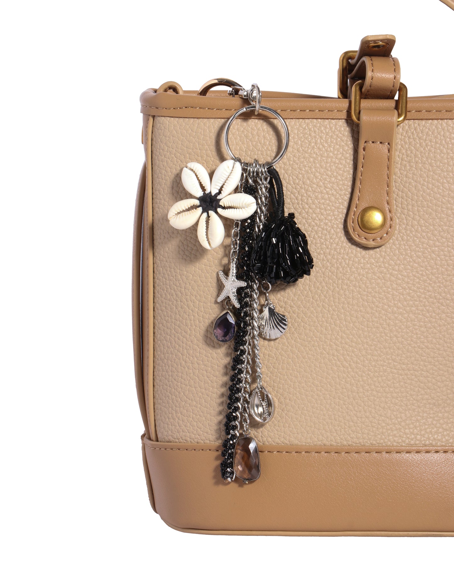 Cowrie Shell Flower Dangle Charm