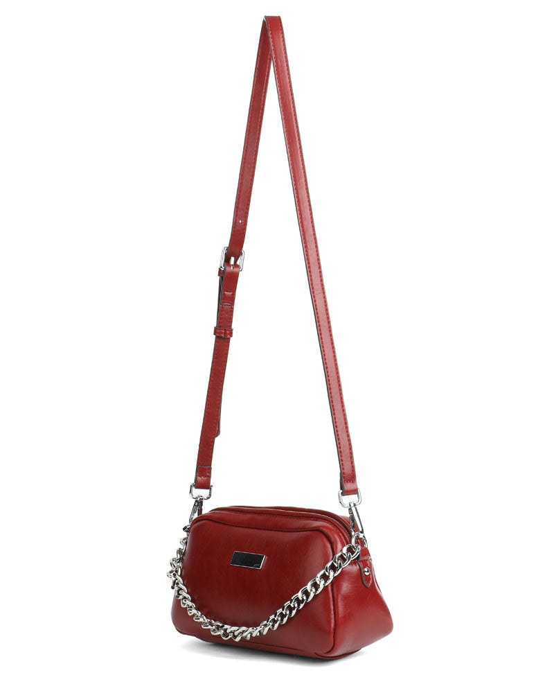 Chain-Link Shoulder Sling Bag