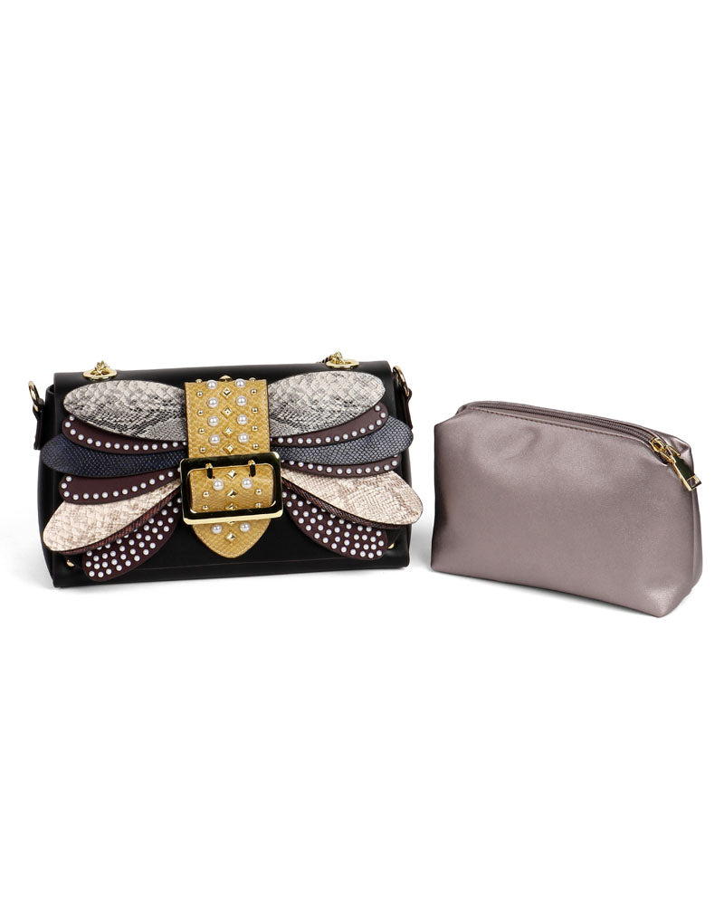 Winged Elegance Handbag