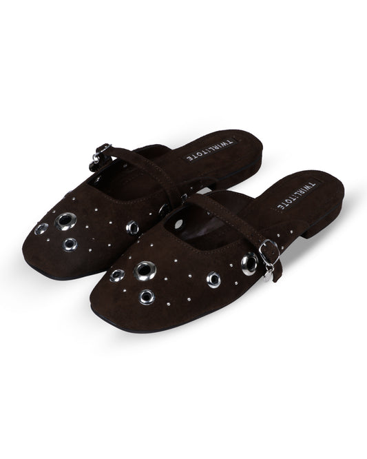 Chocolate Stud Mule
