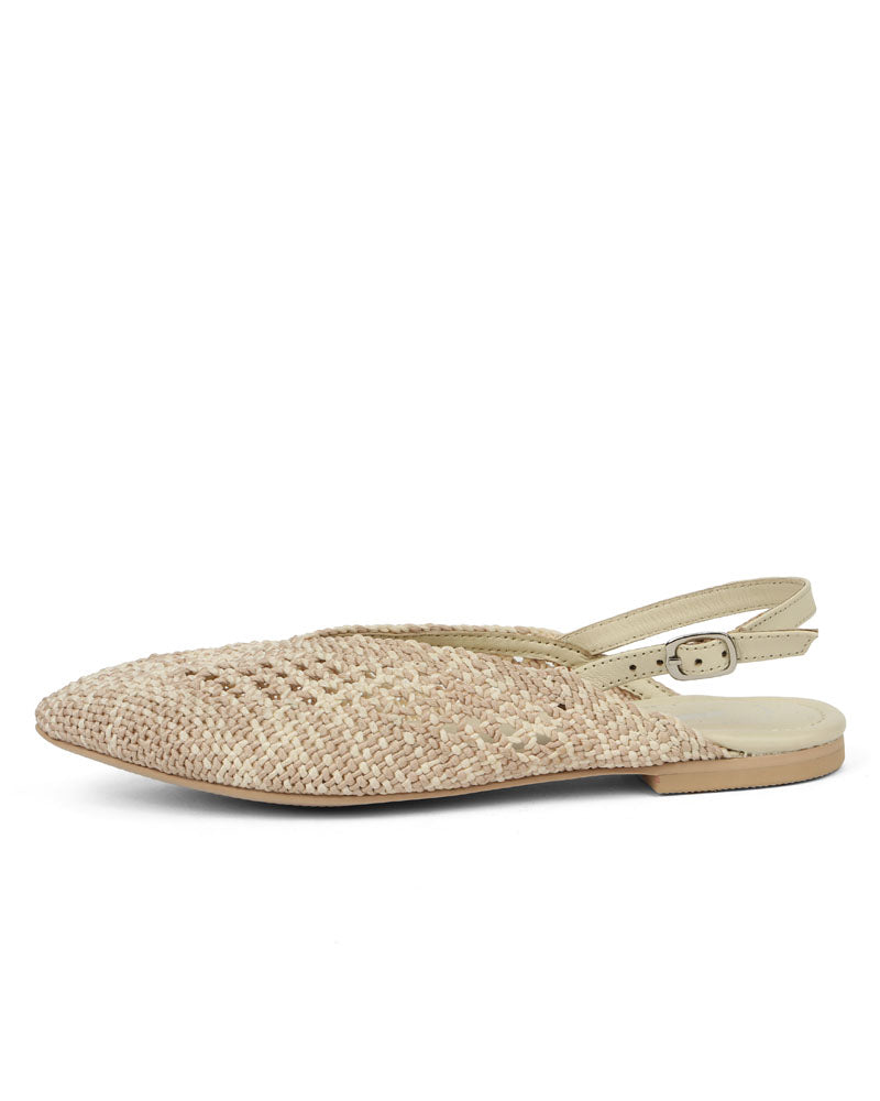 Woven Chic Slingback Mules