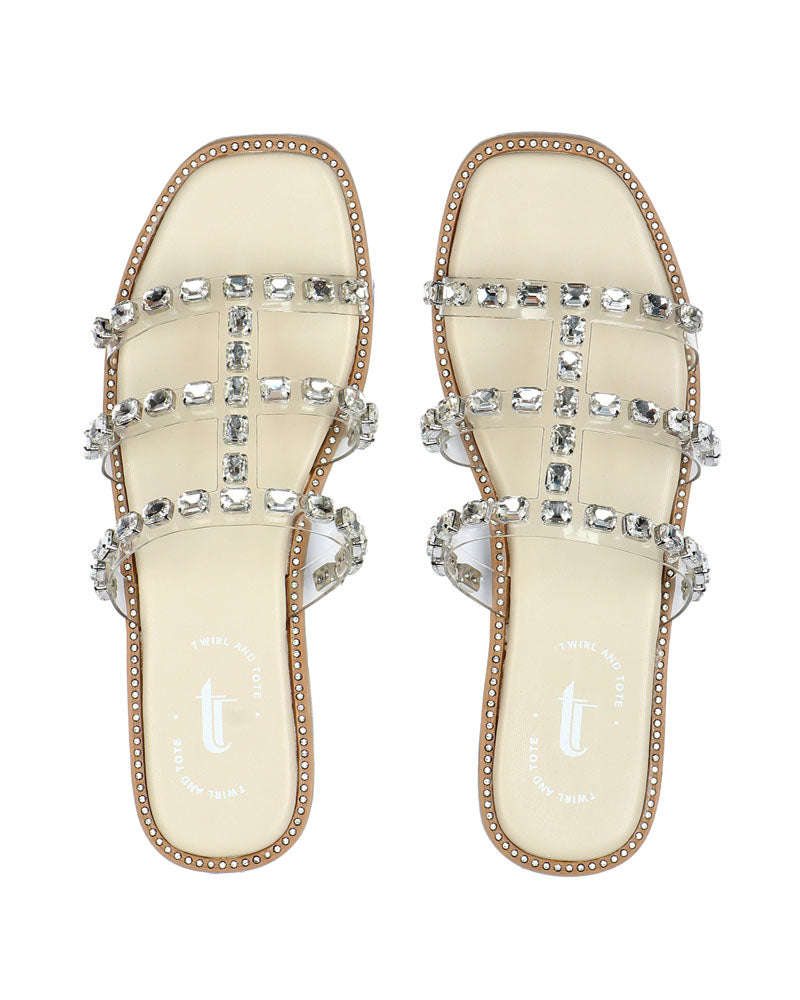 Crystal Elegance Flats