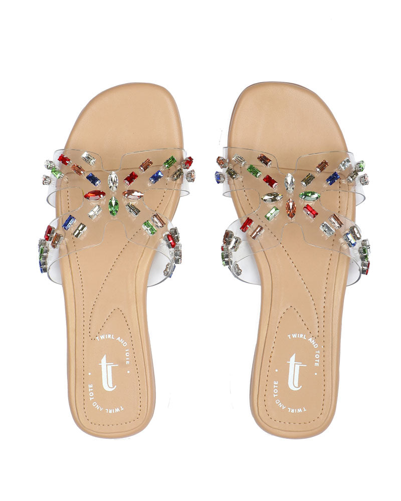 Jeweled Steps Flats