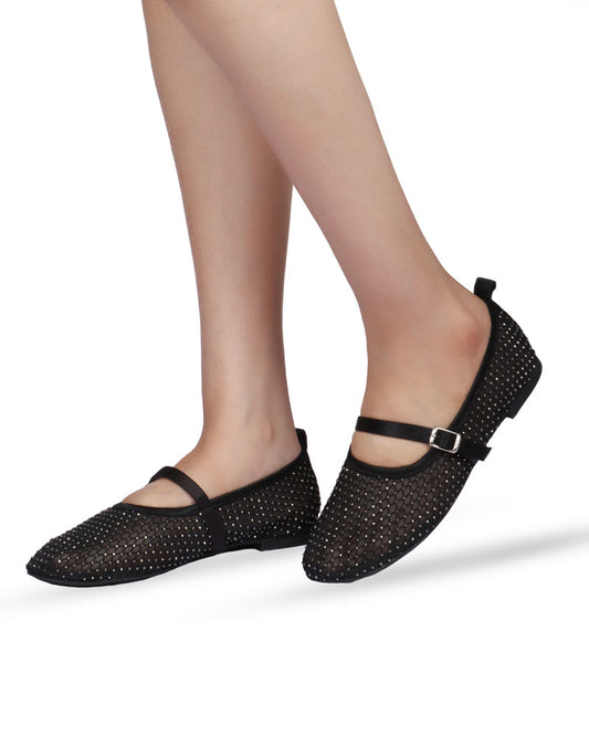 Diamond Flats Ballerinas