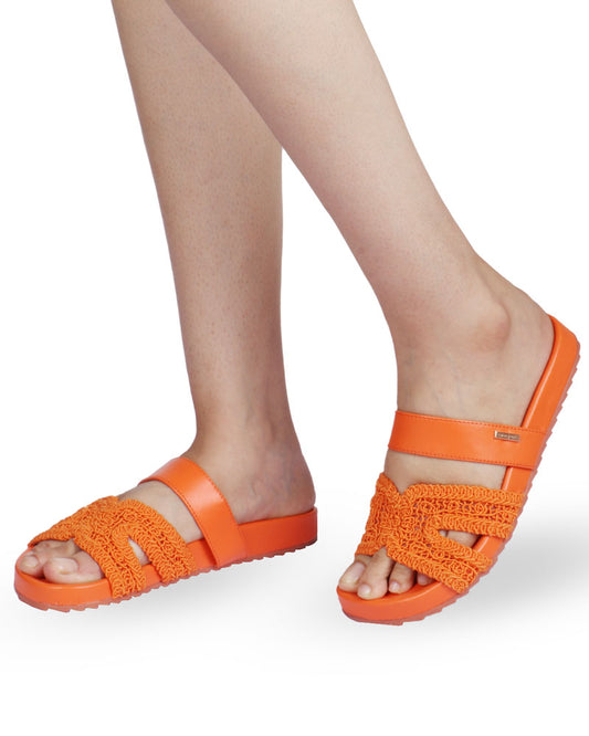 Valencia Woven Slides