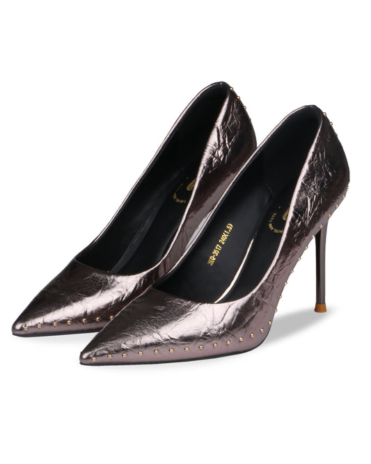 Gun Metal Starstruck Heels