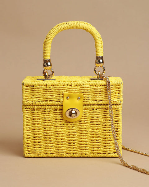 Sunshine Luxe Lockbox Handbag