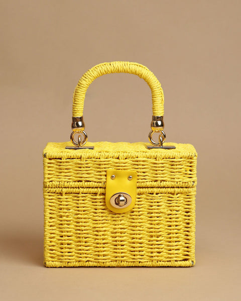 Sunshine Luxe Lockbox Handbag