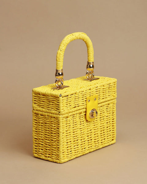 Sunshine Luxe Lockbox Handbag