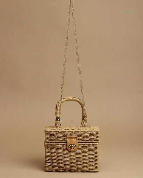 Sunshine Luxe Lockbox Handbag