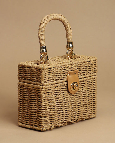 Sunshine Luxe Lockbox Handbag