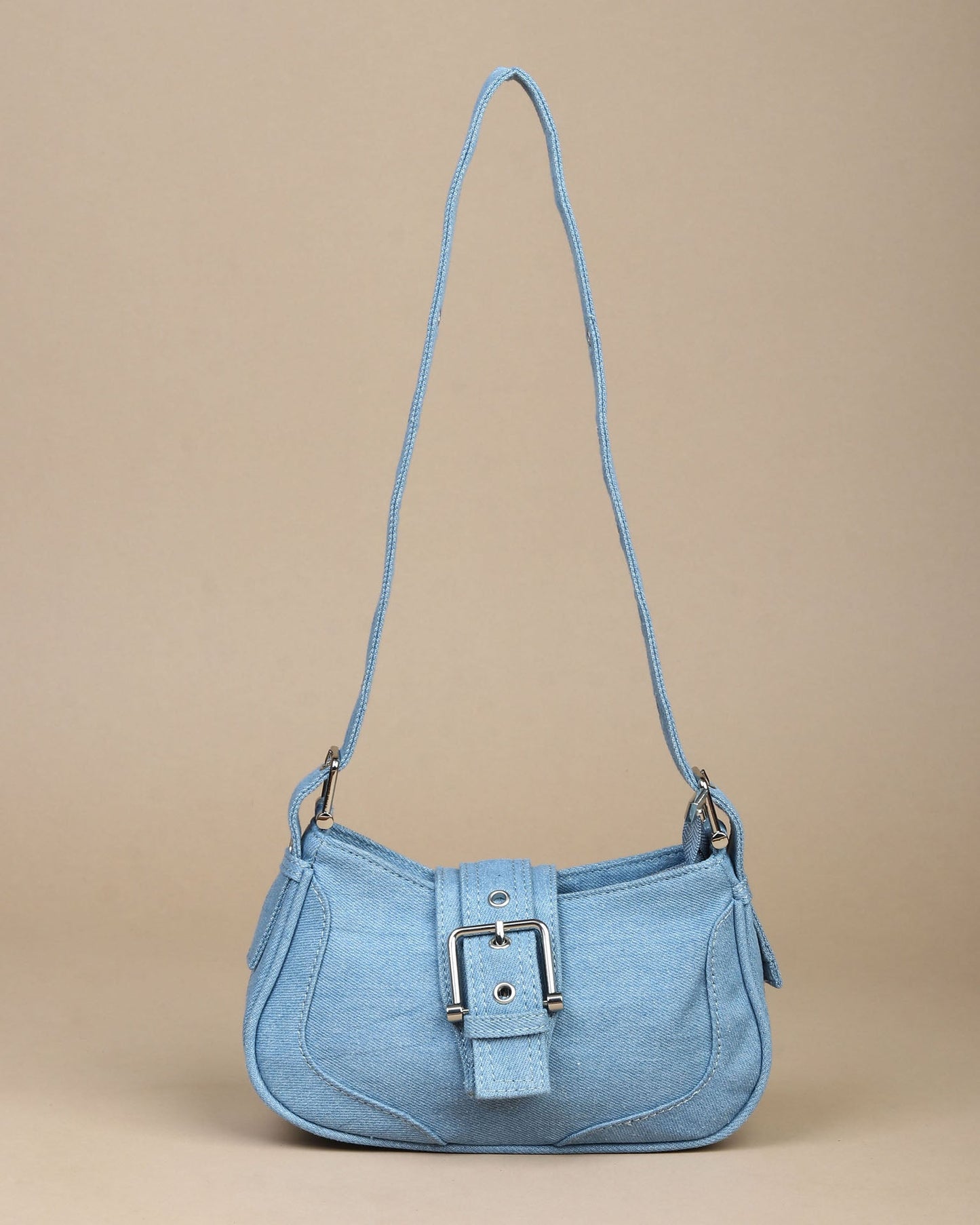 Noir Denim Shoulder Bag