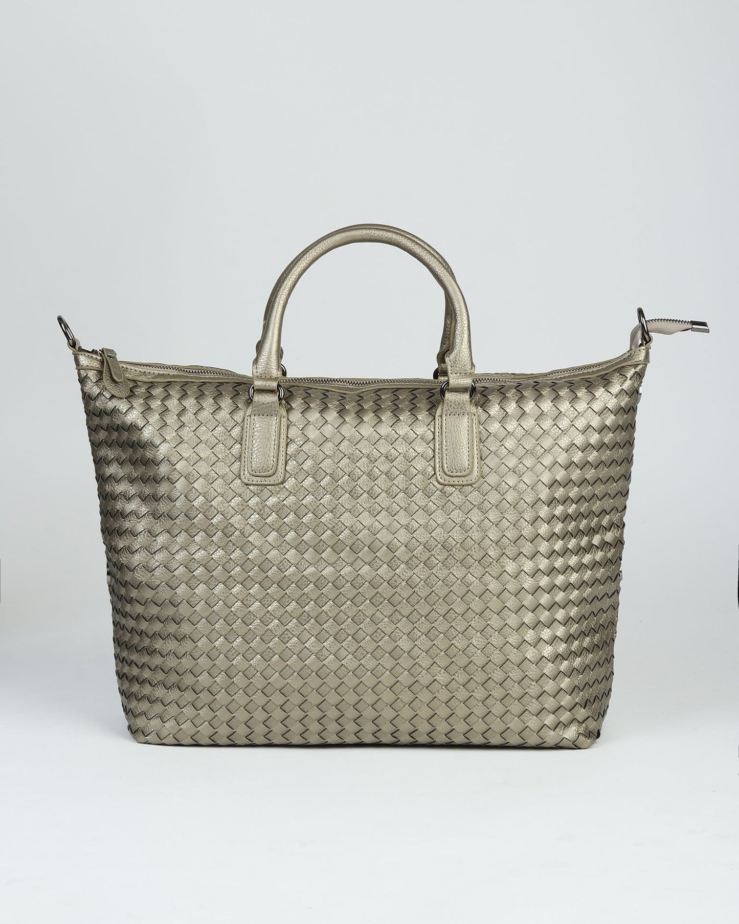 Metallic Glamour Shin Handbag