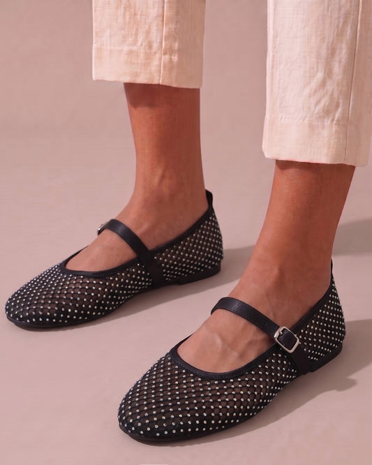 Diamond Flats Ballerinas
