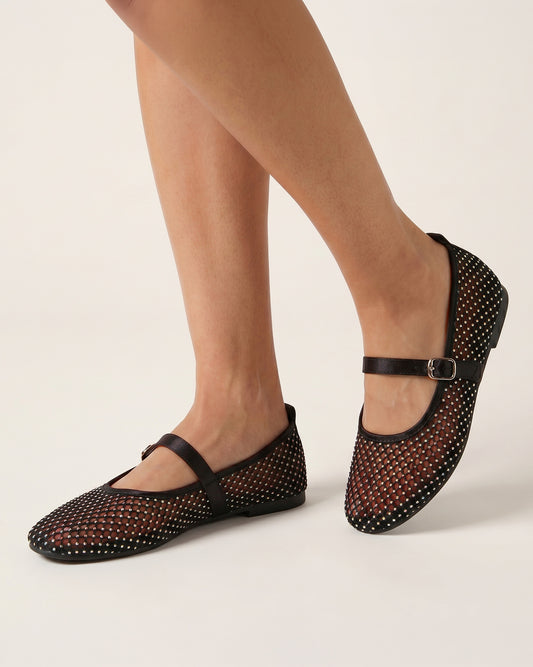 Diamond Flats Ballerinas