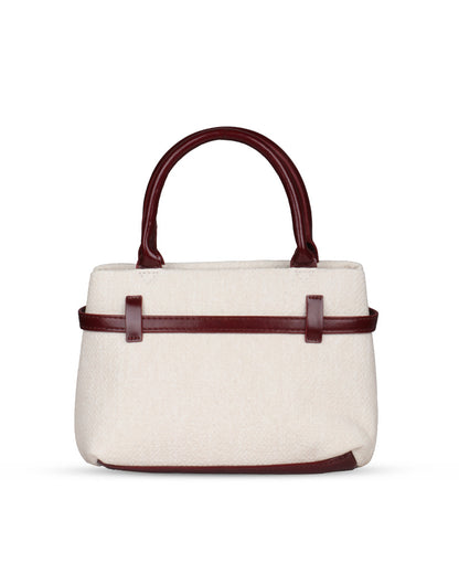Burgundy Contrast Carryall