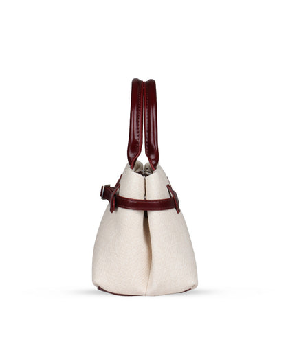 Burgundy Contrast Carryall