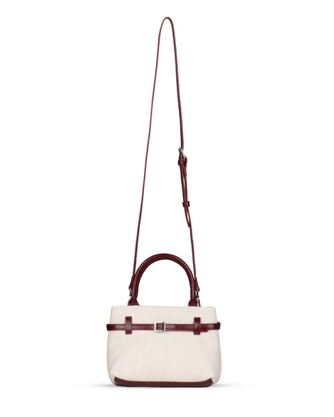 Burgundy Contrast Carryall