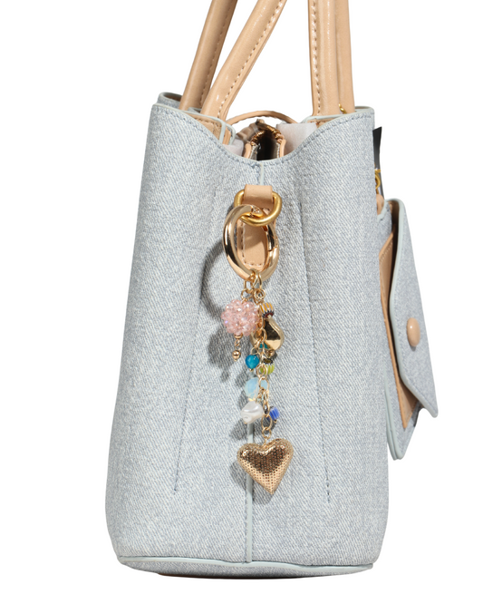 Heart & Beads Charm