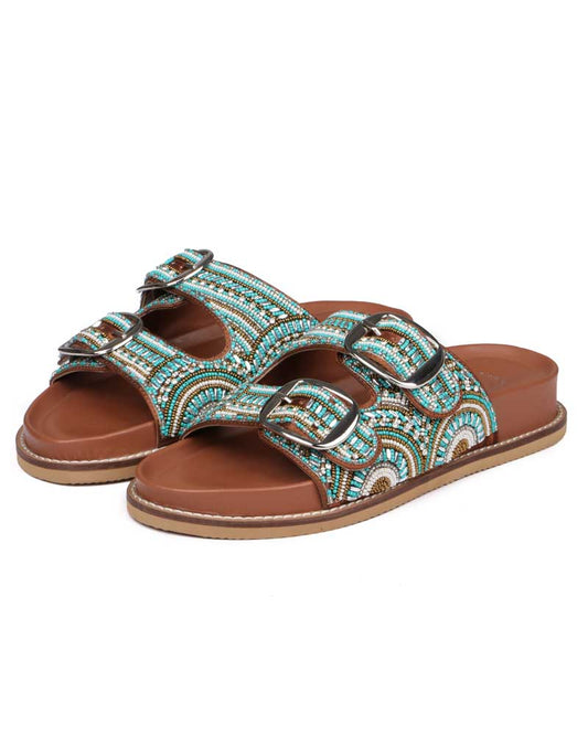 Leher Luxe Slides