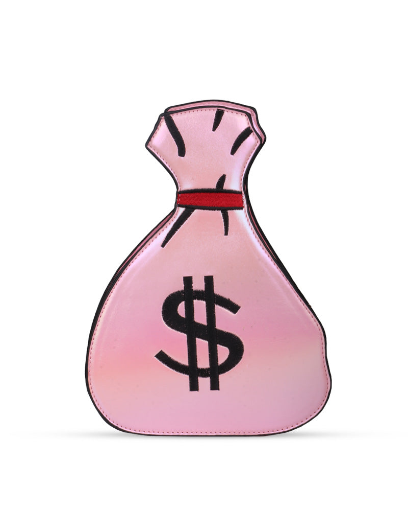 Pink Money Bag