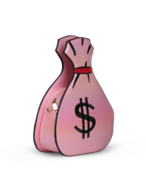 Pink Money Bag