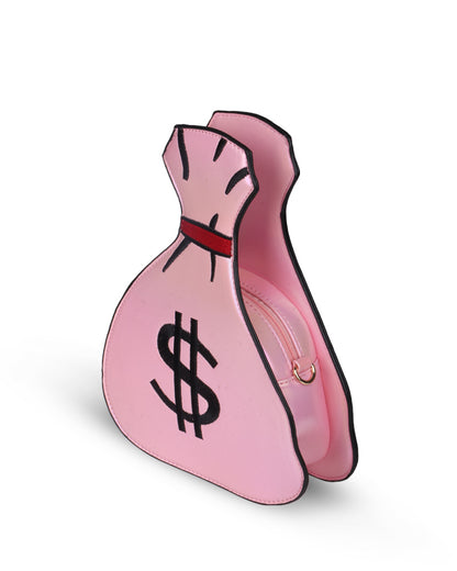 Pink Money Bag