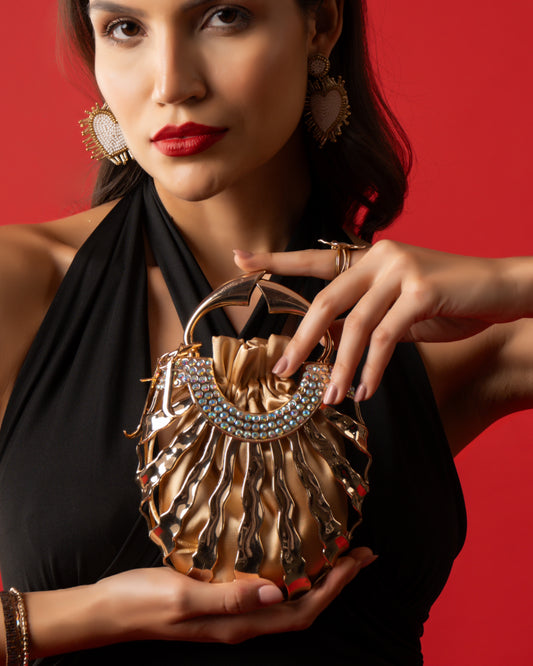 Golden Siren Clutch