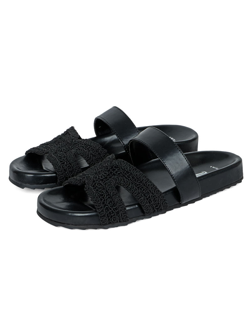 Valencia Woven Slides