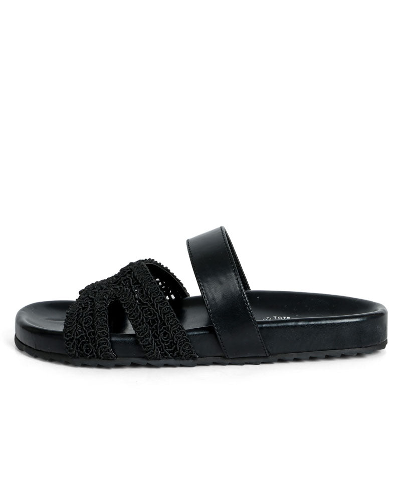 Valencia Woven Slides