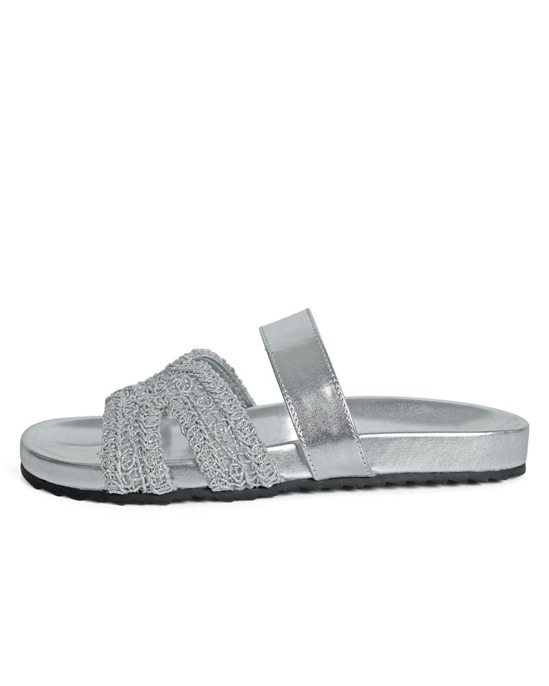 Valencia Woven Slides