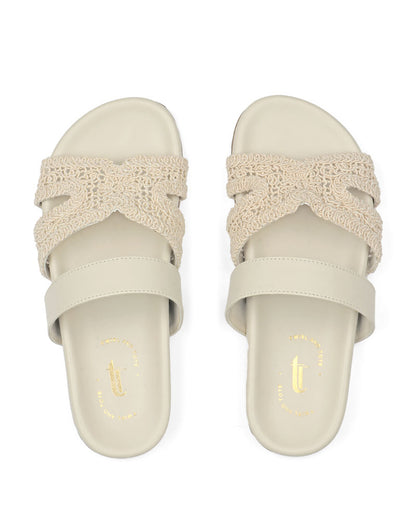 Valencia Woven Slides