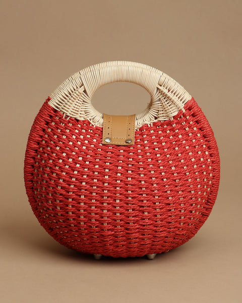 Crescent Chic Basket Bag