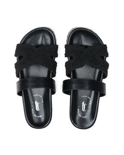 Valencia Woven Slides