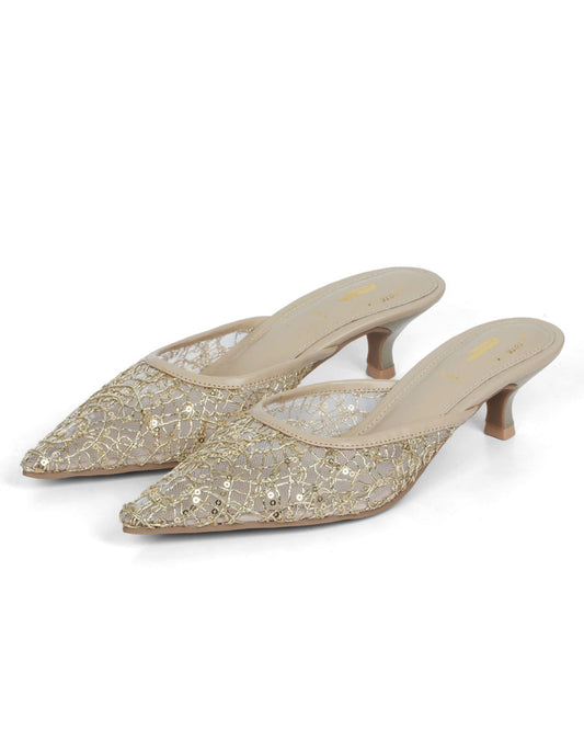 Majestic Weave Heels