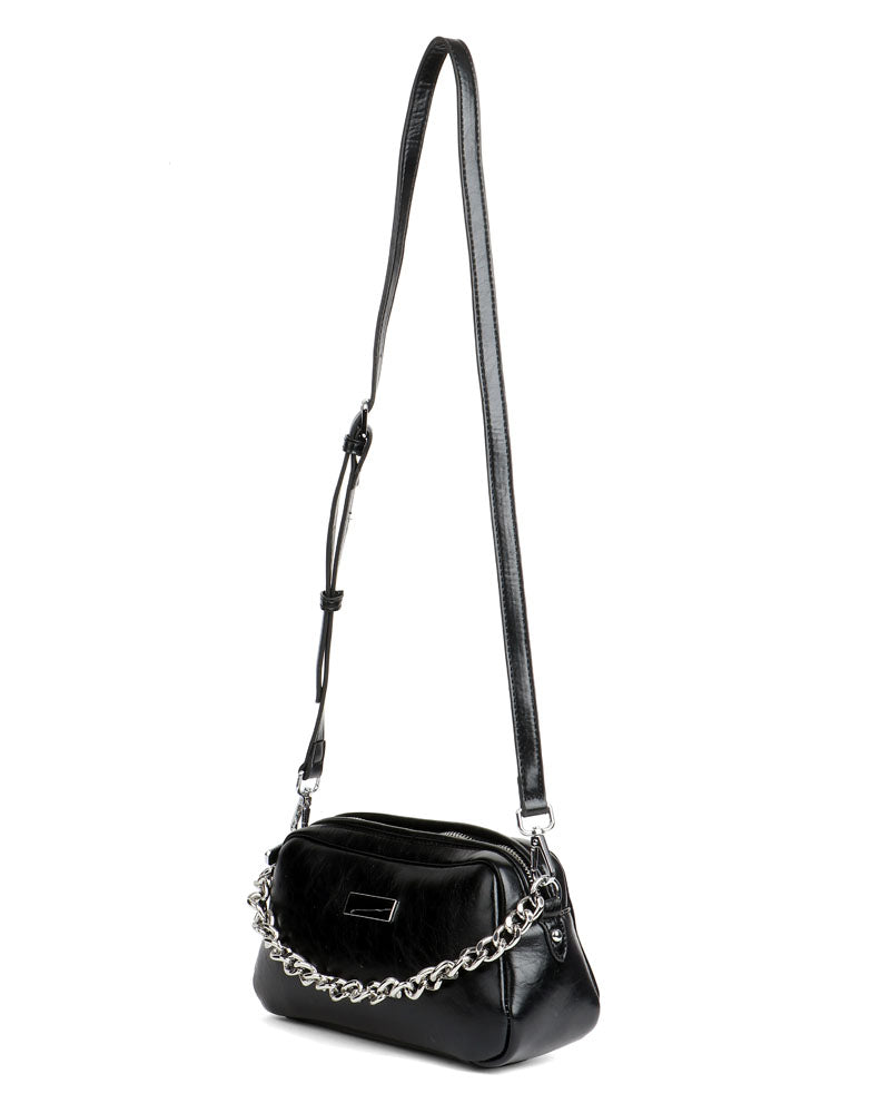 Chain-Link Shoulder Sling Bag