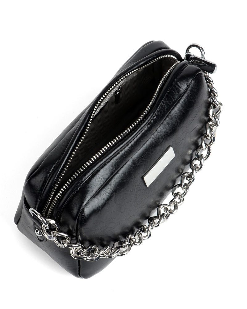 Chain-Link Shoulder Sling Bag