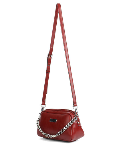 Chain-Link Shoulder Sling Bag