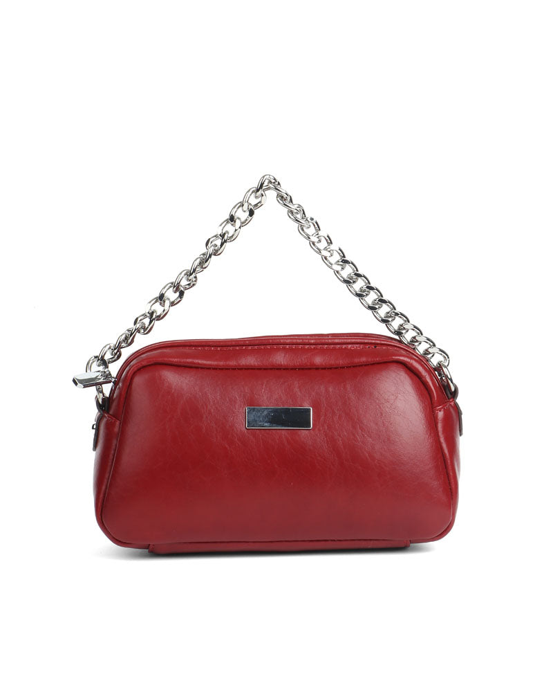 Chain-Link Shoulder Sling Bag