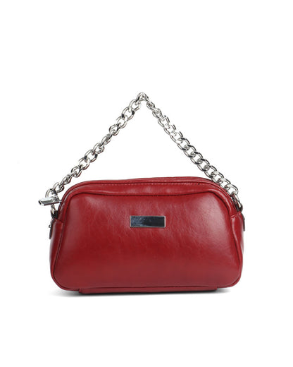 Chain-Link Shoulder Sling Bag