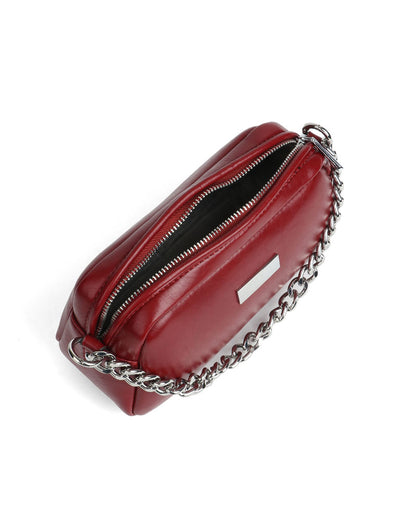 Chain-Link Shoulder Sling Bag