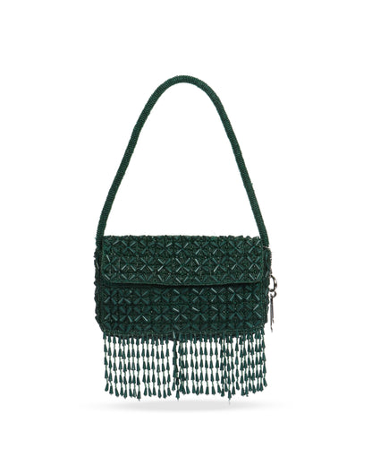 Emerald Cascade handbag