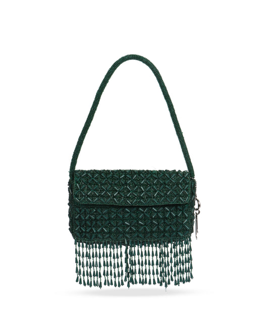 Emerald Cascade handbag