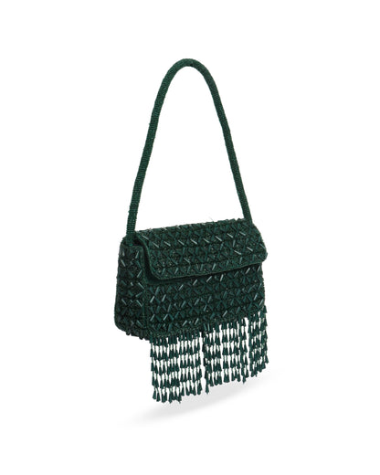 Emerald Cascade handbag