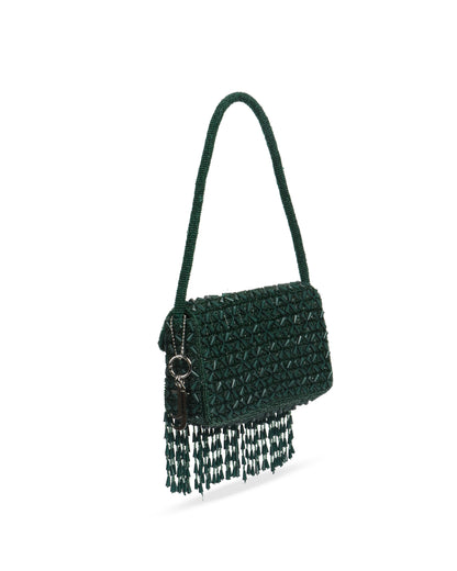 Emerald Cascade handbag